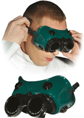 ADJUSTABLE WELDING GOGGLES WITH OPTICAL CLASS 1 PROTECTION