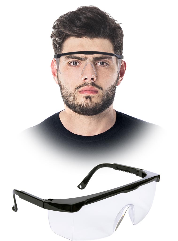 OKULARY BEZPIECZEŃSTWA Z FILTREM UV I REGULACJĄ
