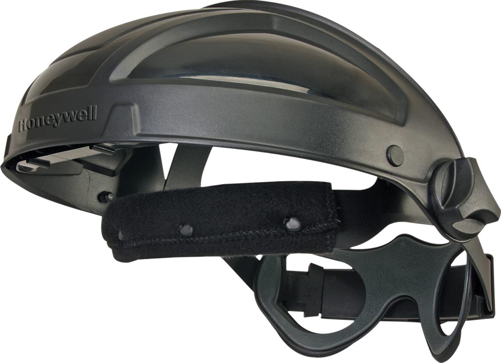 TURBOSHIELD KOPFSCHUTZ MIT FLEXIBLEM HALTER UND SCHNELLWECHSEL-VISIER