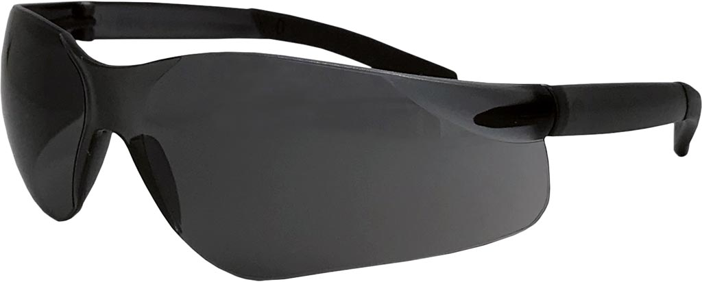 OKULARY OCHRONNE POLIWĘGLANOWE Z FILTREM UV I GUMOWYMI ZAKOŃCZENIAMI