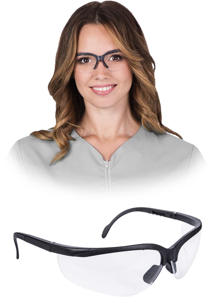 OKULARY OCHRONNE REIS UV 2C-1.2 Z REGULACJĄ RAMION