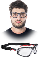 OKULARY OCHRONNE REIS Z FILTREM UV I PIANKĄ KOMFORTOWĄ