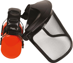 BUSHMASTER METAL MESH FACE SHIELD WITH EAR PROTECTION