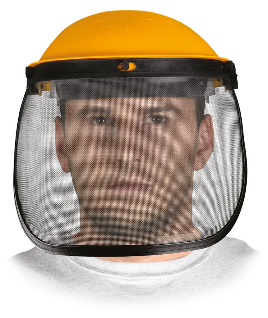 PROFESSIONAL STEEL MESH FACE SHIELD WITH ADJUSTABLE FIT