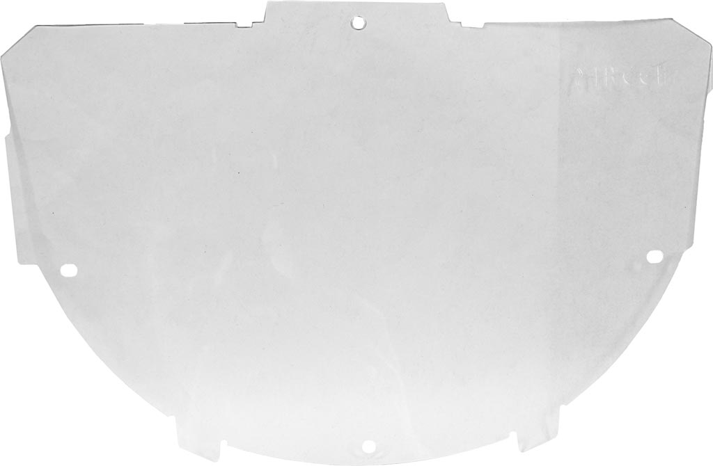 POLYCARBONATE FACE SHIELD, OPTICAL CLASS 1, SPLASH & IMPACT PROTECTION