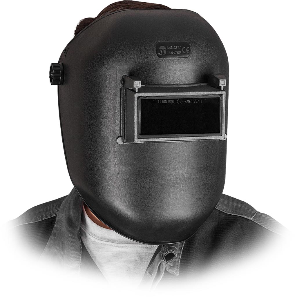 PROFESSIONAL WELDING SHIELD WITH DIN 11 OPTICAL FILTER