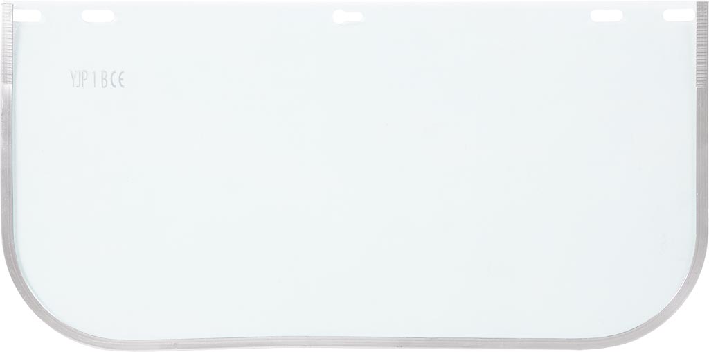 HIGH-IMPACT POLYCARBONATE SAFETY VISOR, OPTICAL CLASS 1