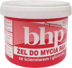 INDUSTRIAL HAND CLEANER GEL WITH ABRASIVES AND GLYCERIN 500G