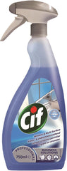 CIF FENSTERREINIGER FÜR GLAS UND WASSERFESTE OBERFLÄCHEN, 750 ML & 5 L