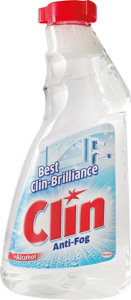 CLIN ADVANCED WINDOW CLEANER - LEMON & ANTI-FOG, 500 ML