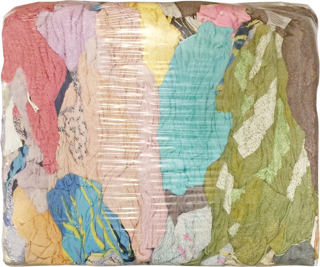 MULTI-COLOR TERRY CLOTH BULK PACK FOR INDUSTRIAL CLEANING 10KG