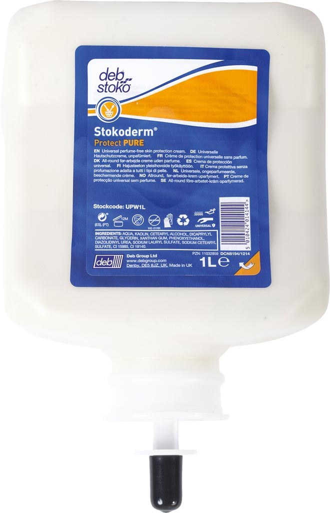 STOKODERM PROTECT PURE HANDSCHUTZCREME FÜR INDUSTRIELLE ARBEIT