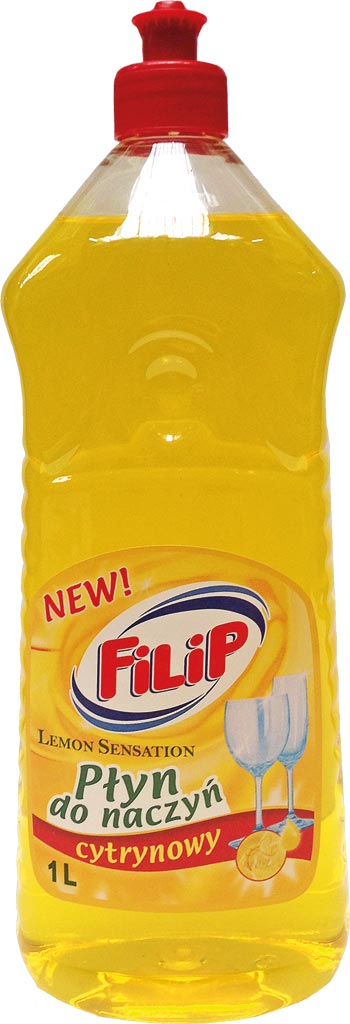 LEMON POWER DISHWASHING LIQUID 1L – FILIP, ECO-FRIENDLY & HIGH EFFICIENCY