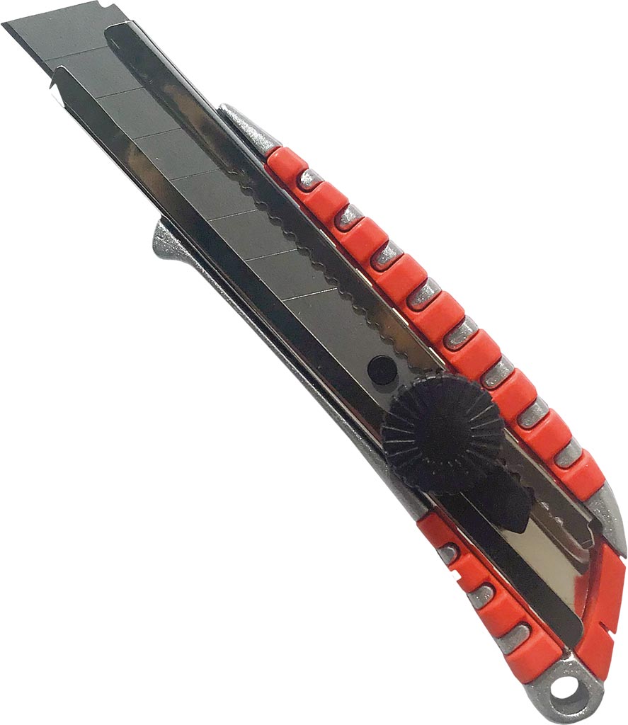 18 MM PRECISION SNAP-OFF BLADE KNIFE WITH ALUMINUM CASING