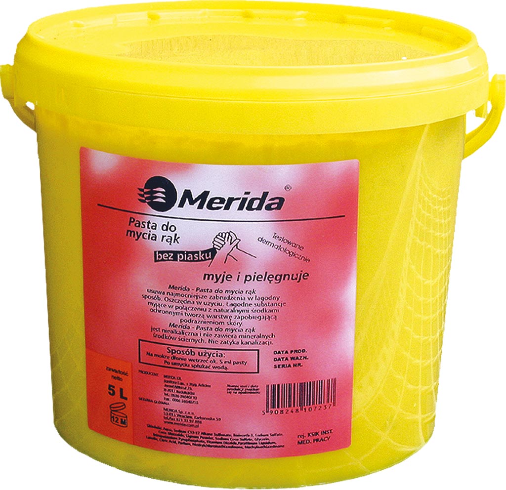 MERIDA HANDREINIGUNGSPASTE MIT SCHUTZWIRKUNG, 5 L EIMER
