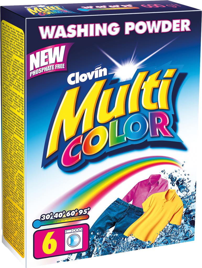 CLOVIN MULTI COLOR UNIVERSALWASCHMITTEL FÜR ALLE WASCHMASCHINEN