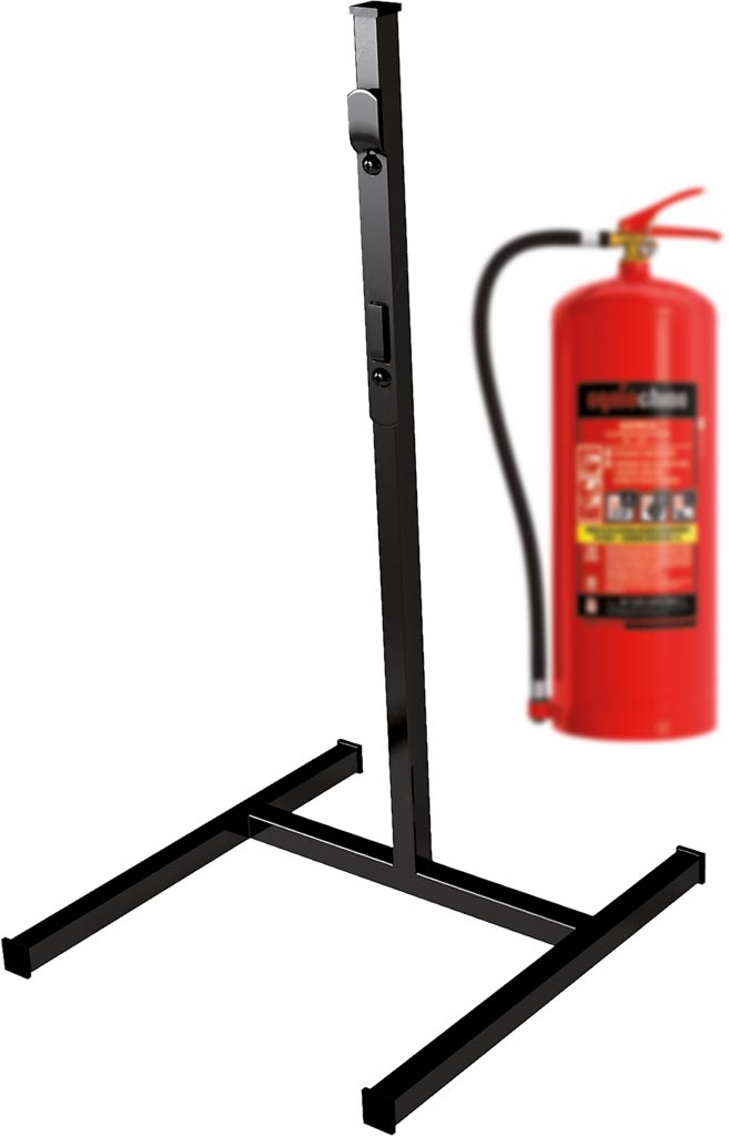 METAL AND PLASTIC FIRE EXTINGUISHER STAND FOR 4-12 KG UNITS