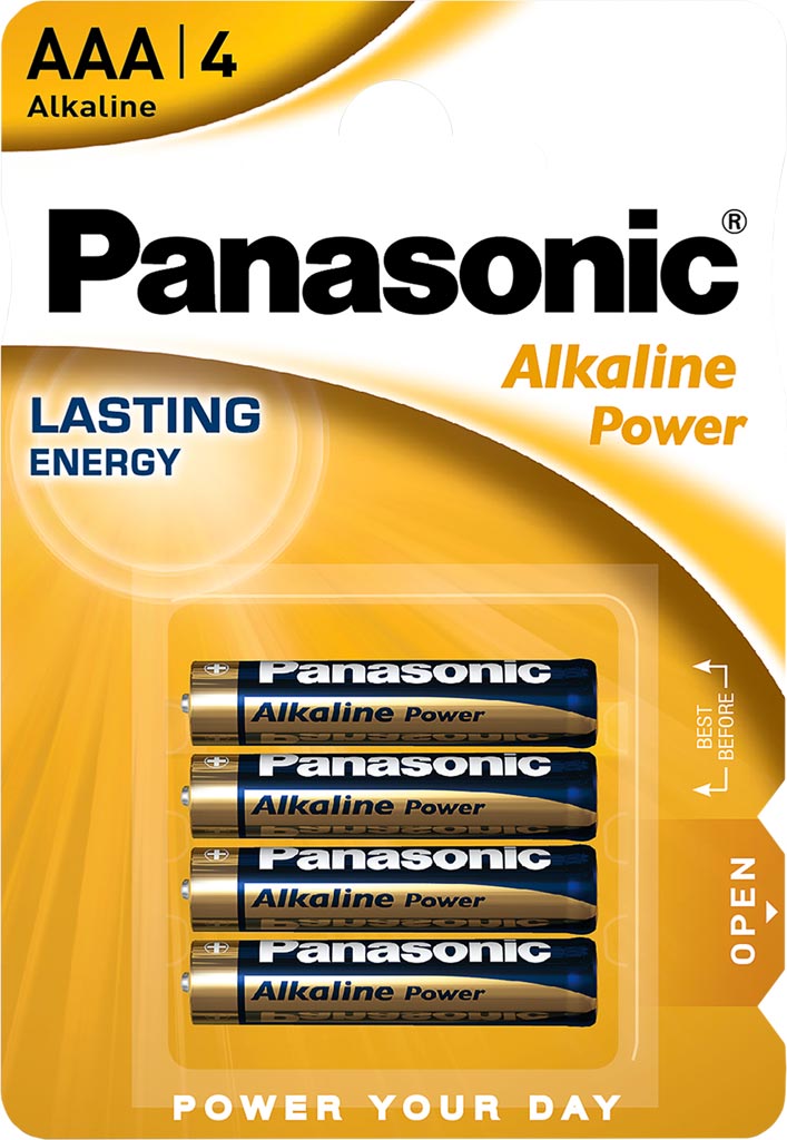 PANASONIC ALKALINE POWER AAA LR03 - 4ER PACK HOCHLEISTUNGSBATTERIEN