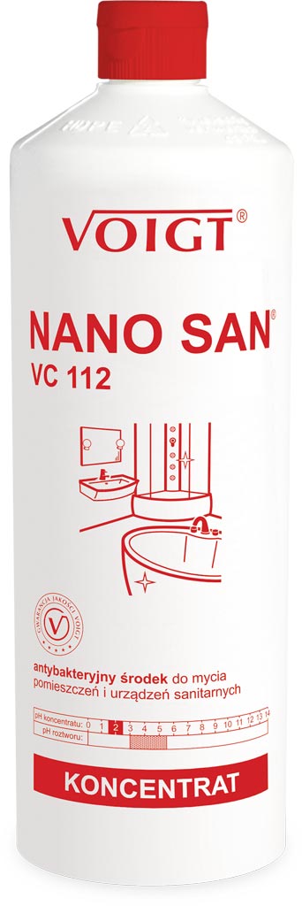 NANO SAN VC 112 – ŚRODEK CZYSZCZĄCY DO SANITARIATÓW Z NANOTECHNOLOGIĄ
