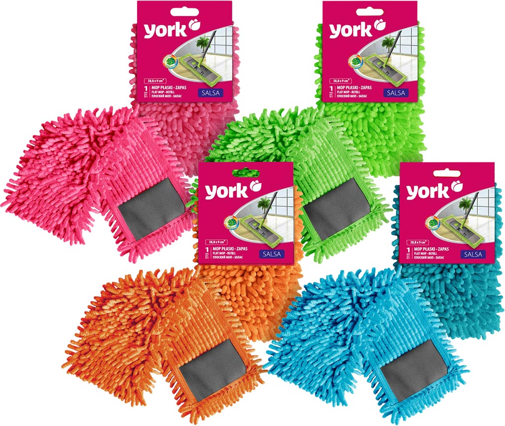 SALSA MICROFIBER MOP HEAD INSERT - HIGH ABSORBENCY & GENTLE CLEANING