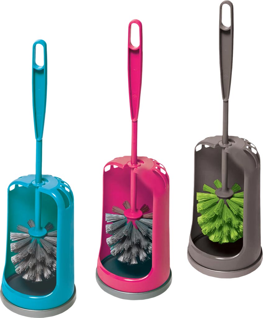 KIT DE NETTOYAGE POUR TOILETTE AVEC BROSSE SUSPENDUE - YORK