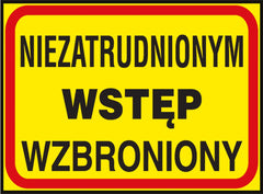 PANNEAU DE SÉCURITÉ PVC 'ACCÈS INTERDIT' 250X350 MM