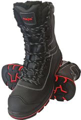 DIABLO INSULATED COWHIDE LEATHER SAFETY BOOTS WITH STEEL TOE CAP