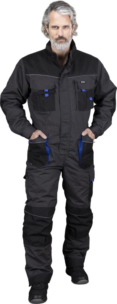 MEN'S INSULATED WORK OVERALLS WITH MULTI-FUNCTION POCKETS