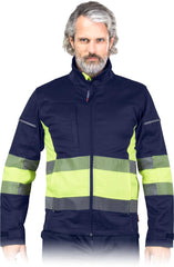 MEN'S BAX REFLECTIVE SAFETY SWEATSHIRT WITH ZIP POCKETS