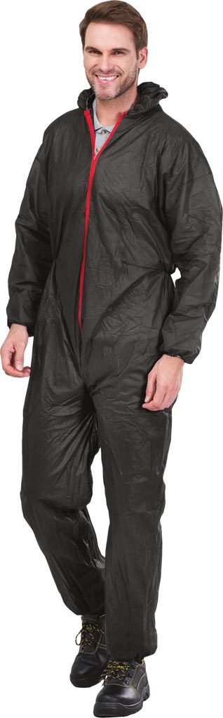 PROFESSIONAL PAINTER'S POLYPROPYLENE COVERALL WITH HOOD