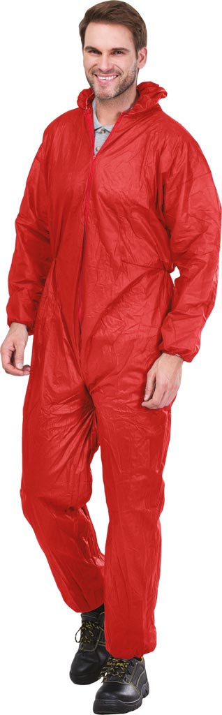 PROFESSIONAL PAINTER'S POLYPROPYLENE COVERALL WITH HOOD