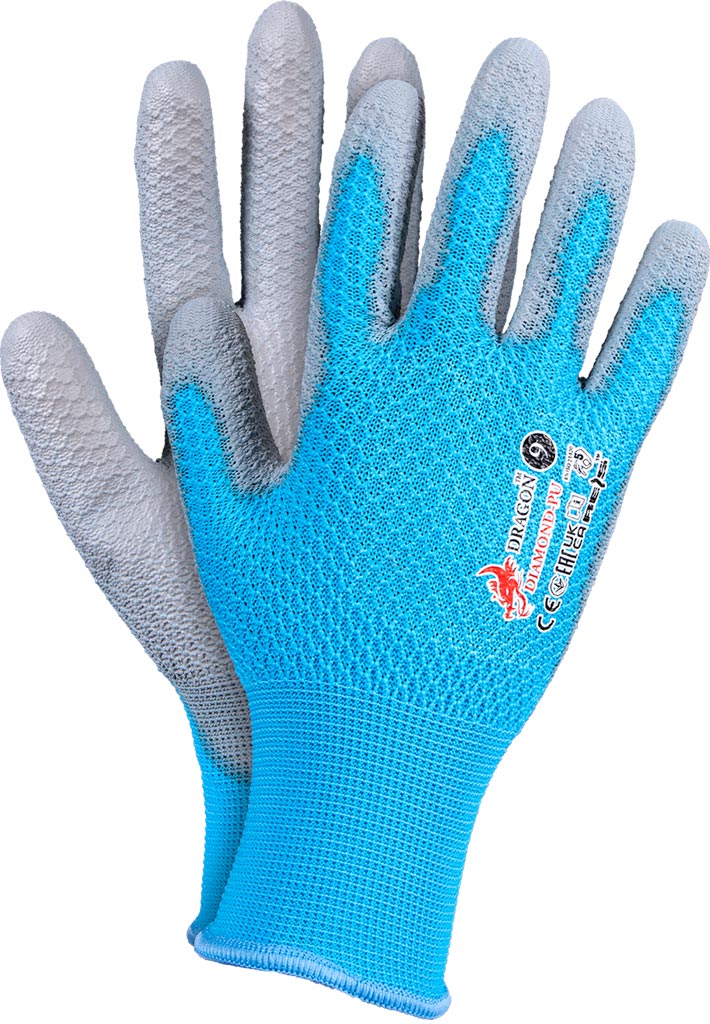 HIGH-PRECISION POLYURETHANE-COATED POLYESTER GLOVES