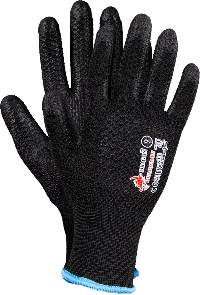 HIGH-PRECISION POLYURETHANE-COATED POLYESTER GLOVES