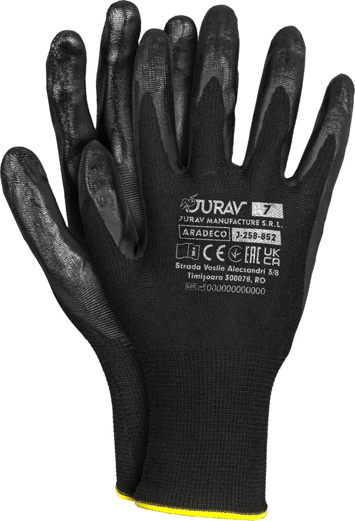 DURABLE LATEX COATED SAFETY GLOVES FOR CONSTRUCTION & TRANSPORT