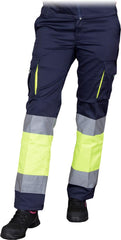 PANTALON DE SÉCURITÉ FLEXIBLE FRAUBAX POUR FEMMES AVEC BANDES RÉFLÉCHISSANTES