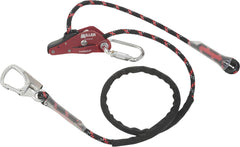 HANDZUP® ARBEITSPOSITIONIERUNGSSEIL MIT TWIST LOCK KARABINER UND SCHUTZHÜLLE