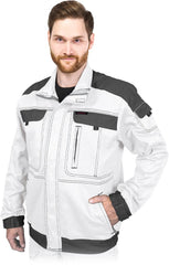 COTTON REFLECTIVE SAFETY SWEATSHIRT WITH ZIP-UP FRONT AND MULTIPLE POCKETS