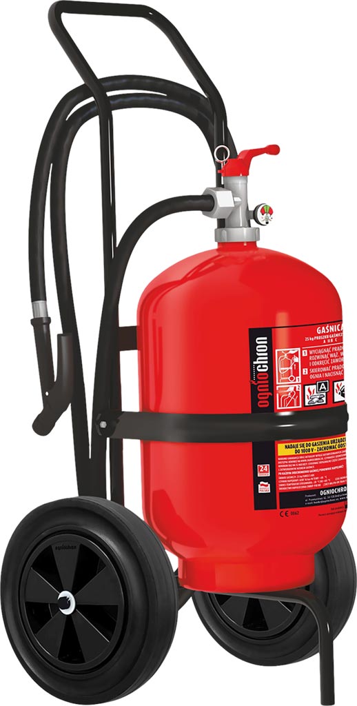 INDUSTRIAL GRADE PORTABLE POWDER FIRE EXTINGUISHER - A II B C CLASS