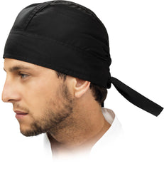 KOCHBANDANA AUS POLYESTER-BAUMWOLLMISCHUNG MIT SCHLAUFEN