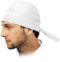 KOCHBANDANA AUS POLYESTER-BAUMWOLLMISCHUNG MIT SCHLAUFEN