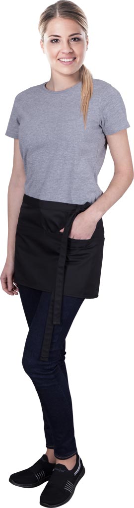 KRÓTKA ZAPASKA Z POLIESTERU I BAWEŁNY Z KIESZENIĄ 215G/M2