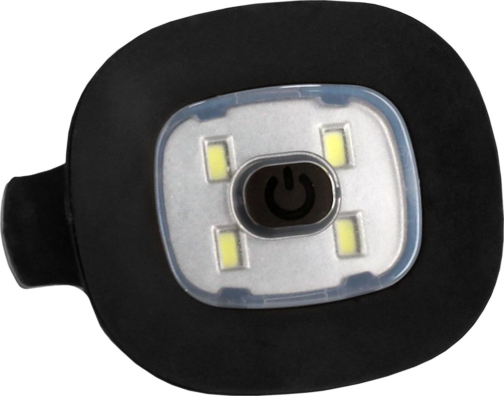 USB-RECHARGEABLE LED CAP LIGHT WITH 3-LEVEL BRIGHTNESS CONTROL