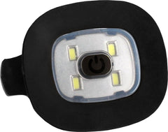 USB-RECHARGEABLE LED CAP LIGHT WITH 3-LEVEL BRIGHTNESS CONTROL