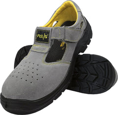 SICHERHEITSSANDALEN AUS WILDLEDER FÜR DAMEN, MIT STAHLKAPPE S1 SRC