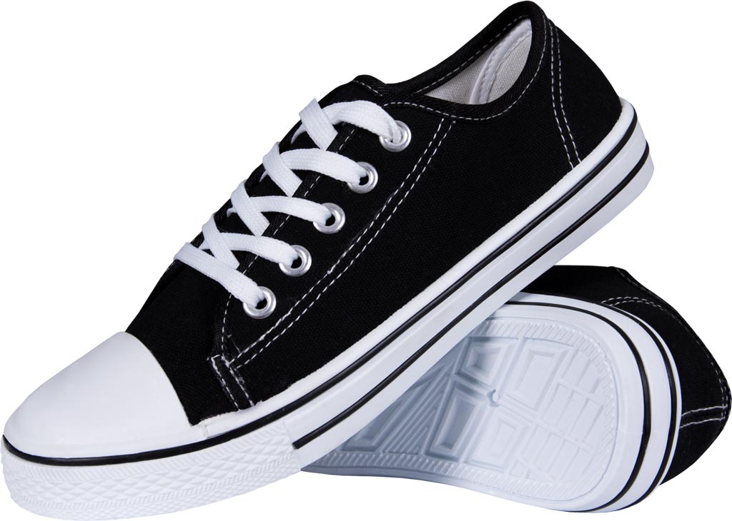 JEANSOWE BUTY SPORTOWE TRAMPER Z PODESZWĄ PVC DLA MĘŻCZYZN