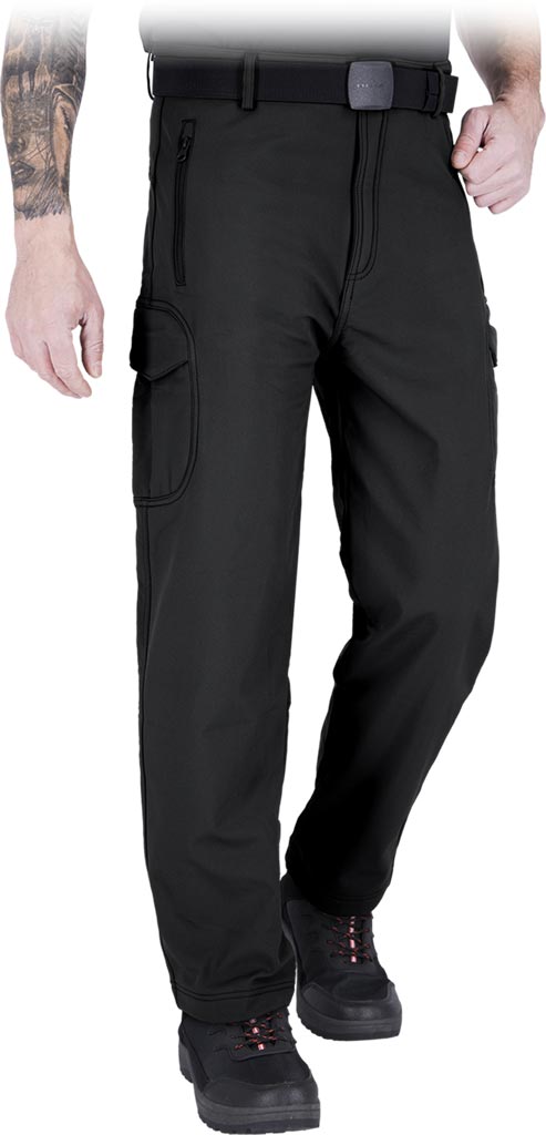 SPODNIE TAKTYCZNE SOFTSHELL OCHRONNE MĘSKIE