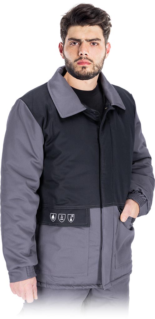 BLUZA OCHRONNA ANTYELEKTROSTATYCZNA, TRUDNOPALNA I IZOLUJĄCA