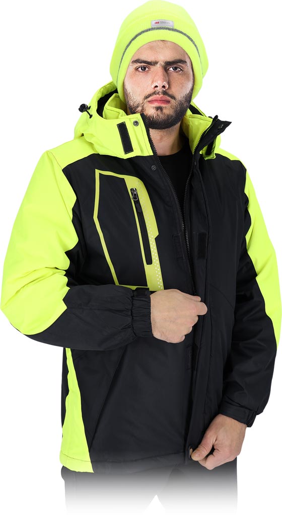 VESTE D'HIVER RÉFLÉCHISSANTE POUR HOMMES – ISOLATION SUPÉRIEURE