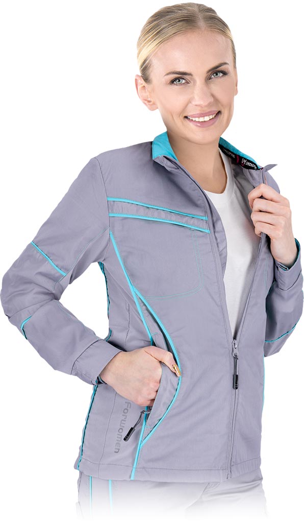 L.HOLLMAN WOMEN'S HIGH-PERFORMANCE PROTECTIVE ZIP-UP HOODIE WITH POCKETS