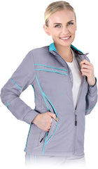 L.HOLLMAN WOMEN'S HIGH-PERFORMANCE PROTECTIVE ZIP-UP HOODIE WITH POCKETS